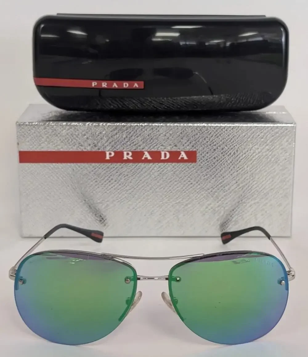 Prada Linea Rossa SPS 50R Aviator Sunglasses
